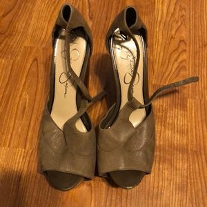 Jessica Simpson platform heels